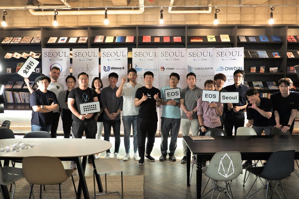 WhaleEx發起的EOS全球行首站韓國，多國Dapp團隊現場分享