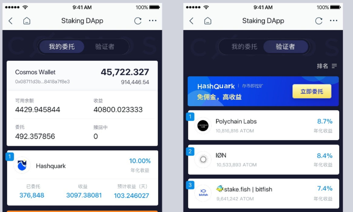Atom STAKING