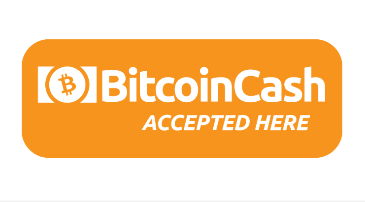 商戶可懸掛支持比特幣現金支付的標志